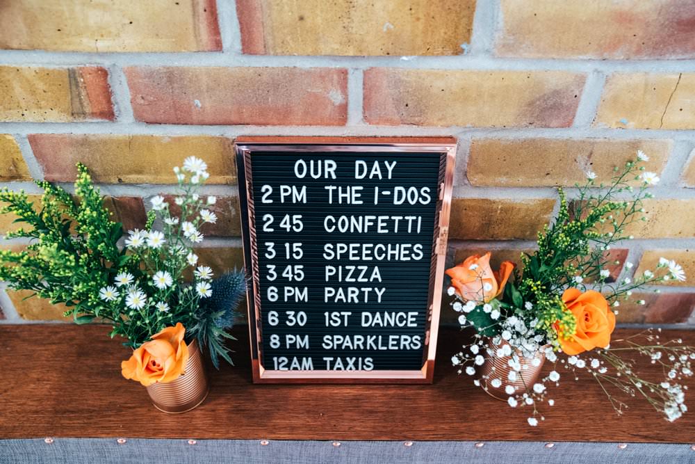 Peg Board Felt Sign Signage Signs Outdoor DIY Wedding Three Flowers Photography