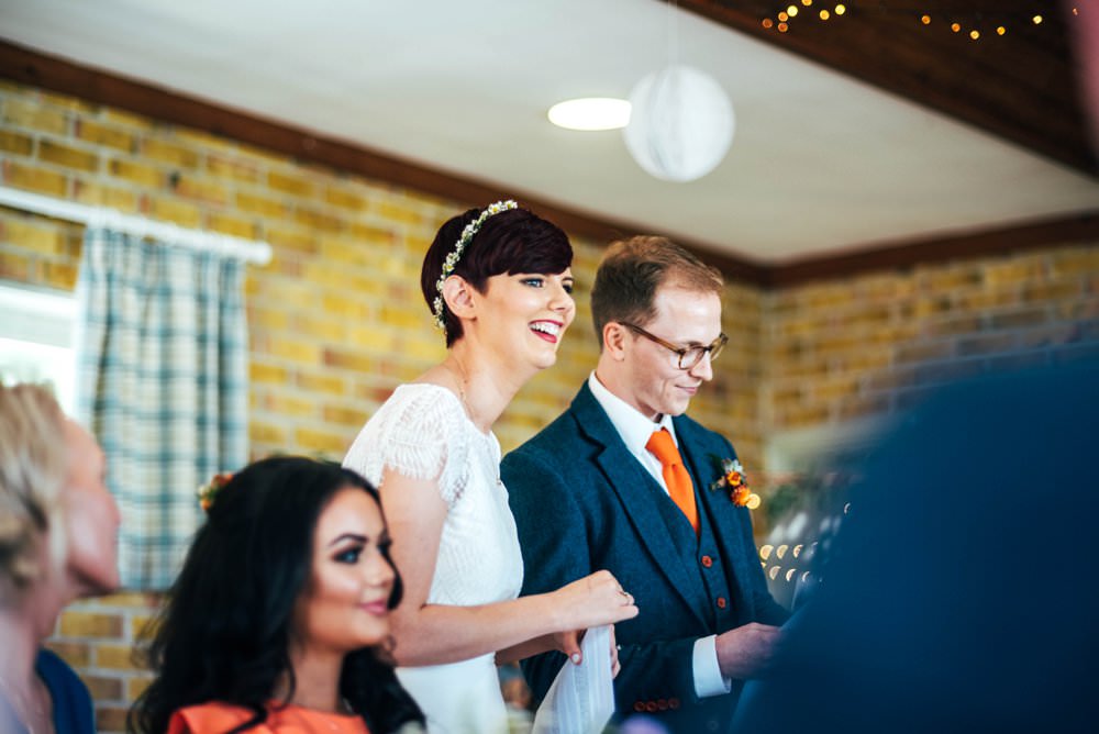 Outdoor DIY Wedding Three Flowers Photography