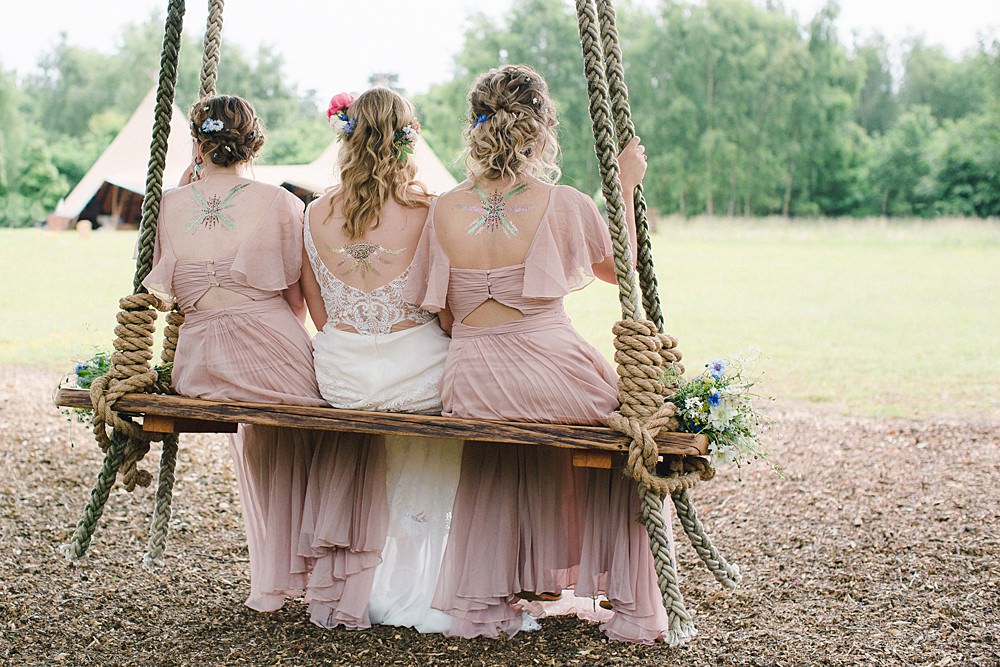 Bridesmaid Bridesmaids Dress Dresses Pink Pet Wedding Ideas Vicky Plum Photography