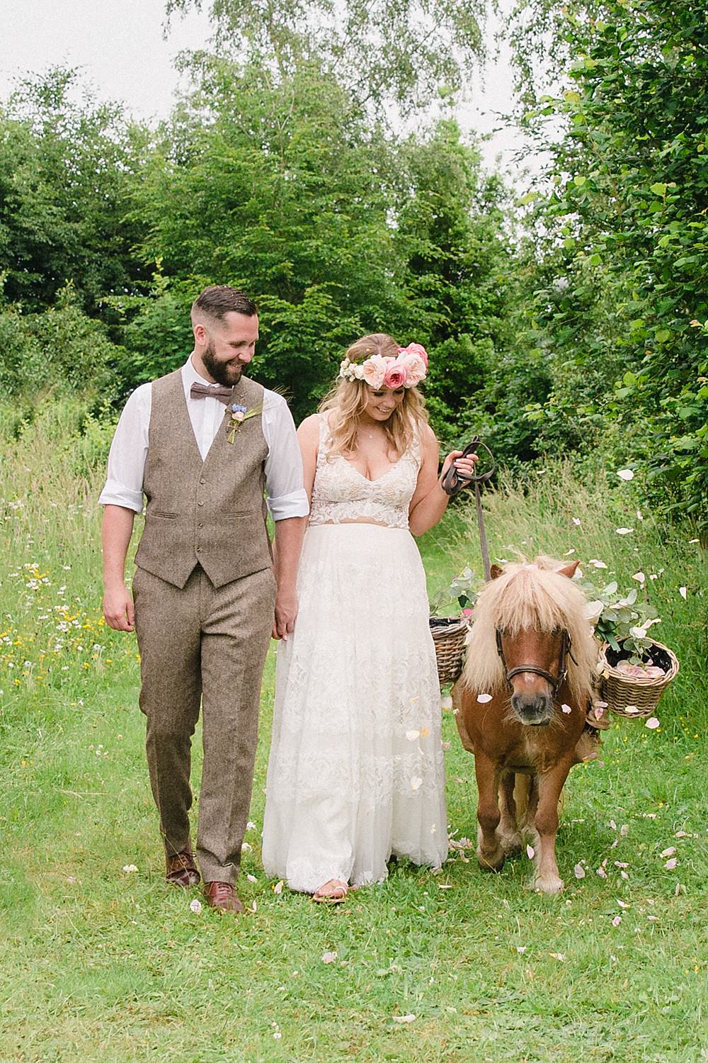 Shetland Pony Pet Wedding Ideas Vicky Plum Photography