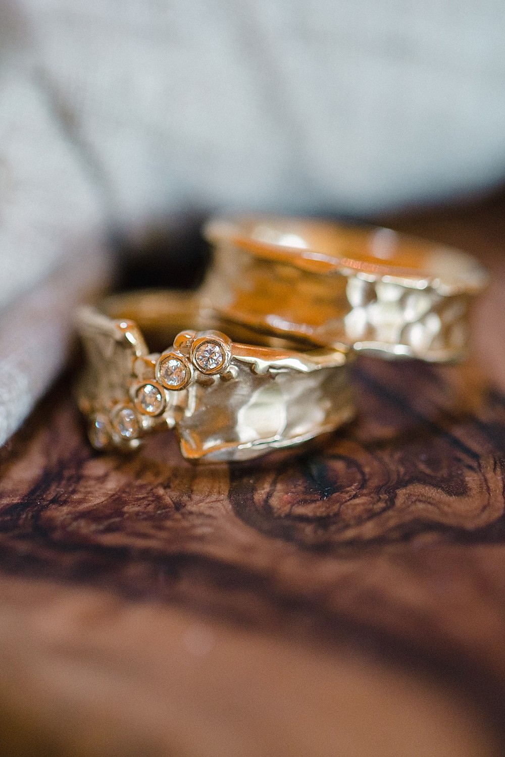 Gold Rings Bands Diamond Pet Wedding Ideas Vicky Plum Photography