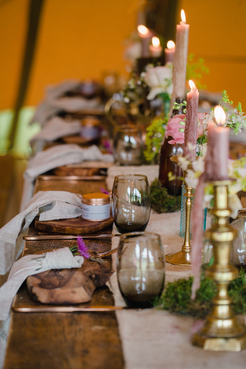 Table Tablescape Decor Decoration Candles Bottle Flowers Pet Wedding Ideas Vicky Plum Photography