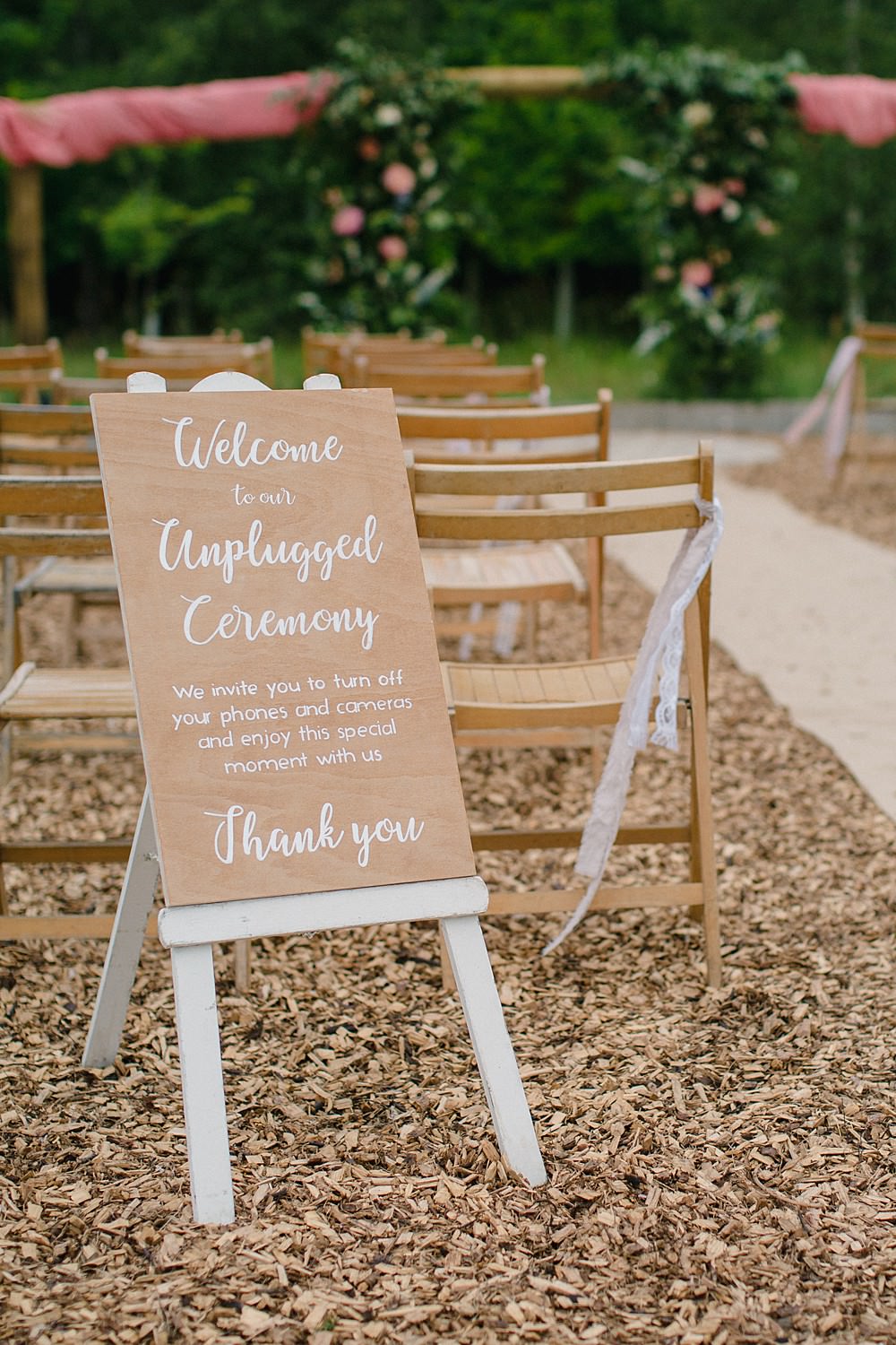 Unplugged Ceremony Sign Signage Signs Pet Wedding Ideas Vicky Plum Photography