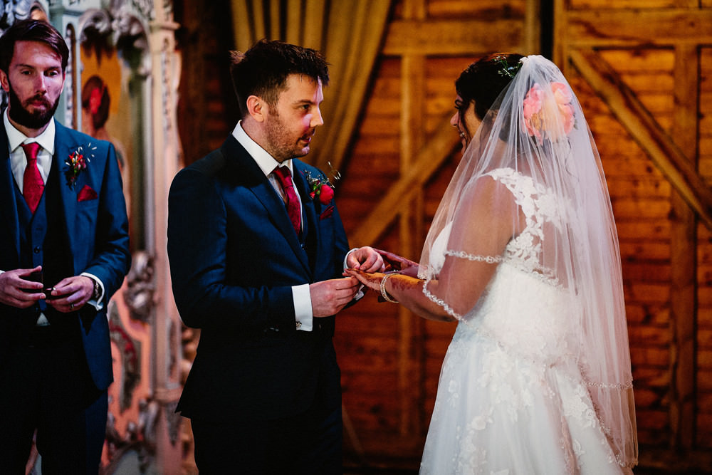 Bride Bridal V Neck A Line Dress Lace Overlay Blue Suit Groom Lace Veil Preston Court Wedding The Last Of The Light