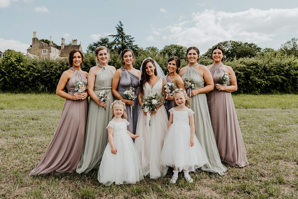 Bridesmaids Bridesmaid Dress Dresses Multiway Taupe Village Tipi Wedding Ryan Goold Photography