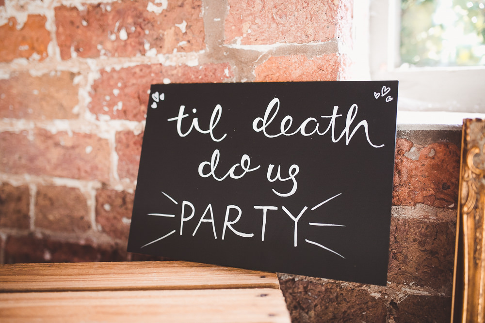 Sign Signage Quote Barn Wedding Shropshire Brightwing Photography
