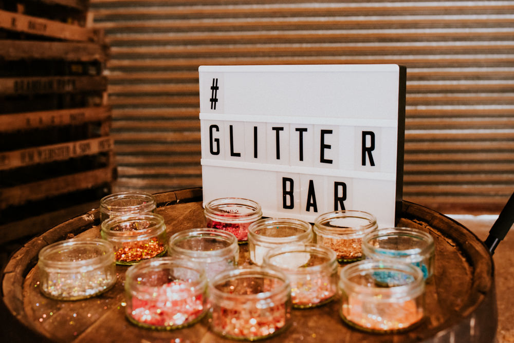 Glitter Bar Barrel Light Up Cinema Sign Bert's Barrow Wedding Shutter Go Click Photography