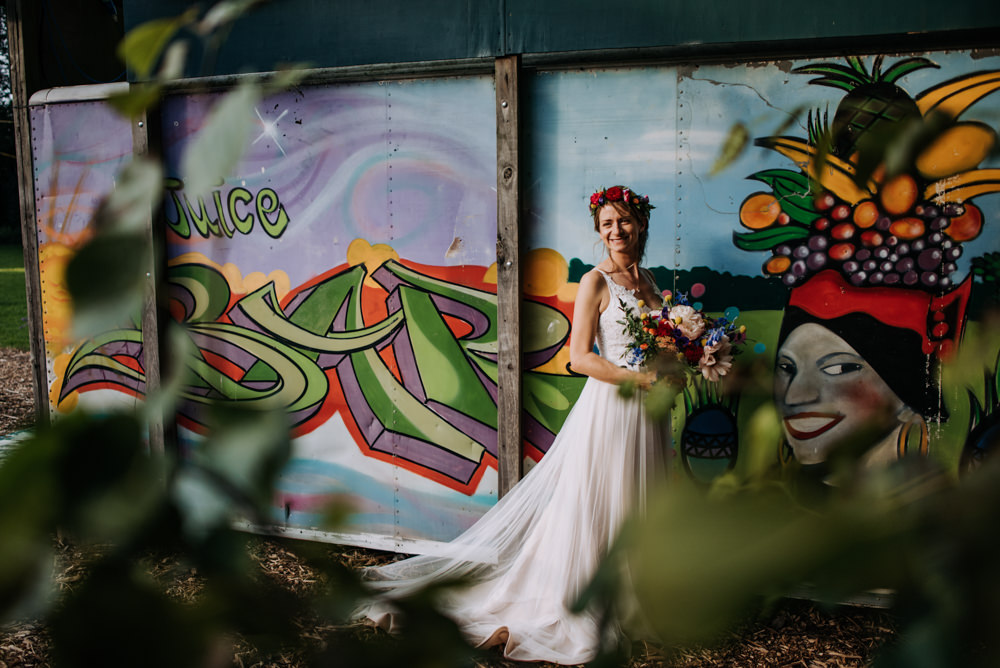 Dress Gown Bride Bridal Tulle Train Straps Cabourne Parva Wedding Kazooieloki Photography