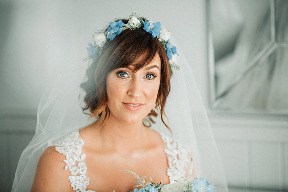Make Up Flower Crown Bride Bridal Ever After Wedding Younger Photography