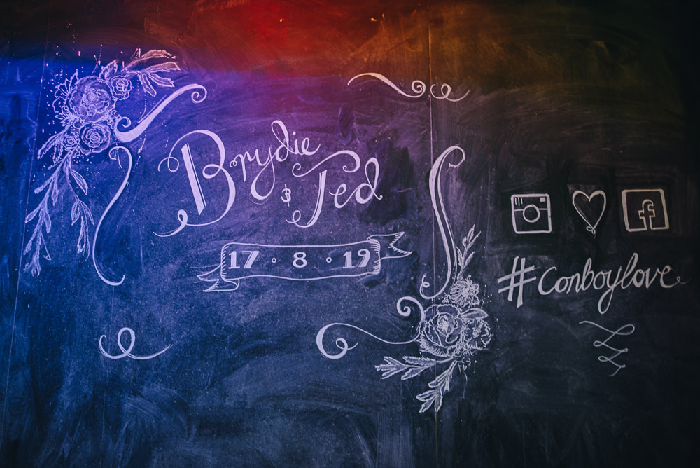 Chalkboard Welcome Sign Fairfield Social Club Wedding The Pin Up Bride