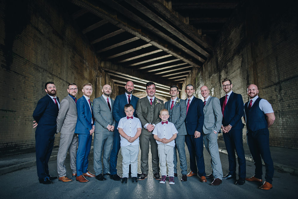 Mismatched Groomsmen Page Boy Fairfield Social Club Wedding The Pin Up Bride