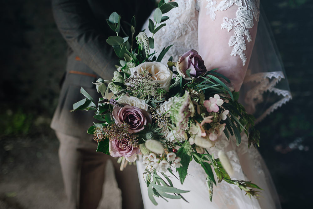 Bouquet Antique Rose Bride Bridal Greenery Fairfield Social Club Wedding The Pin Up Bride