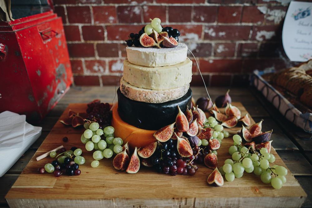 Cheese Tower Cake Fairfield Social Club Wedding The Pin Up Bride