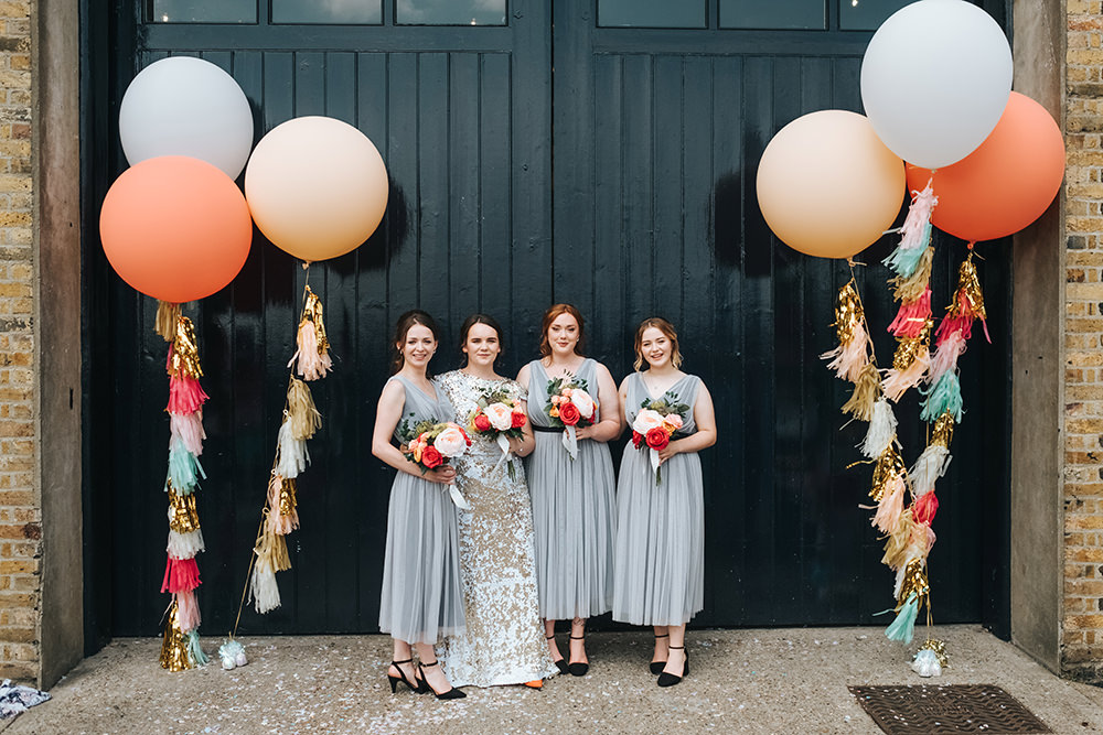 Bridesmaids Bridesmaid Dress Dresses Grey Fun London Wedding Miss Gen Photography