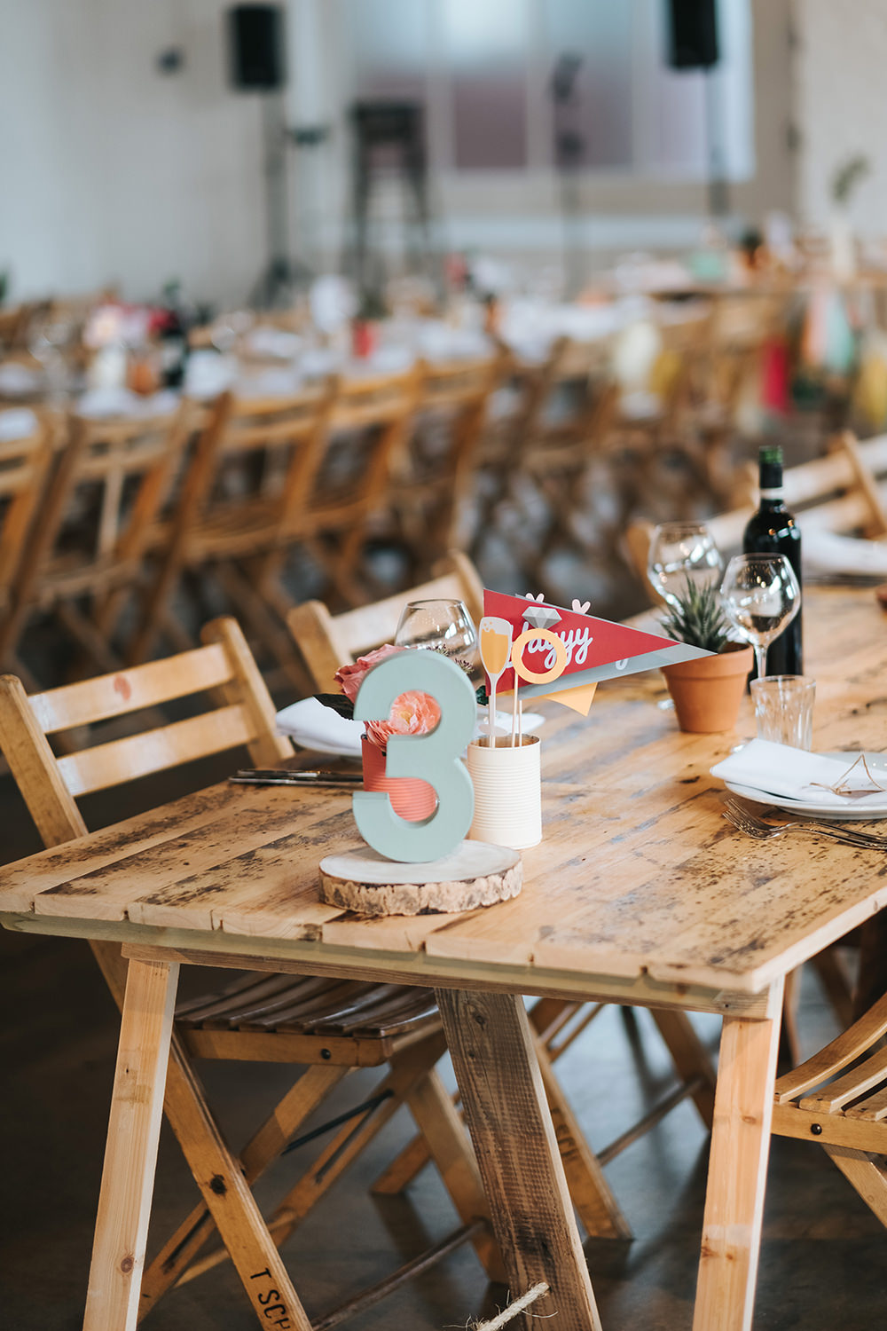 Cut Out Table Number Fun London Wedding Miss Gen Photography