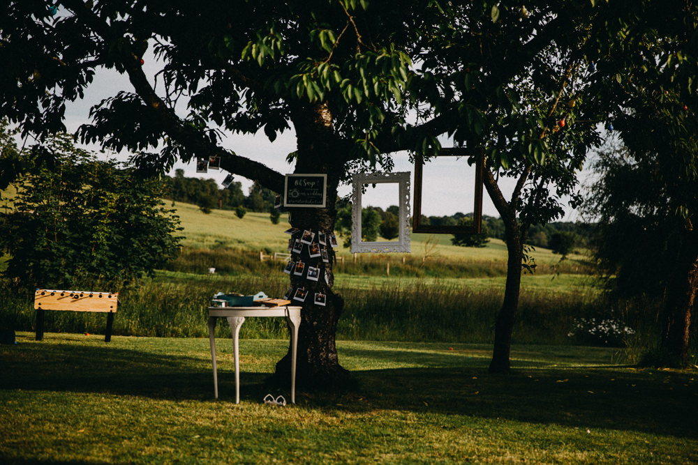 Photo Booth Frames Hanging Tree Horsebridge Station Wedding Emily Grace Photography