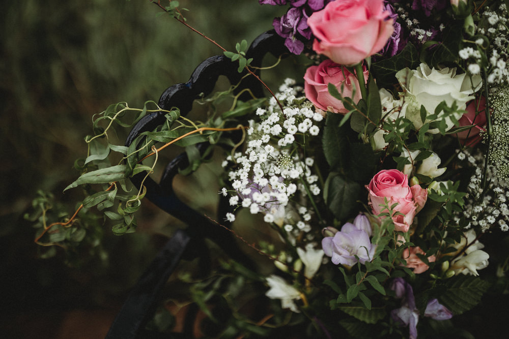 Bouquet Flowers Bride Bridal Rose Greenery Horsley Hale Farm Wedding Thyme Lane Photography