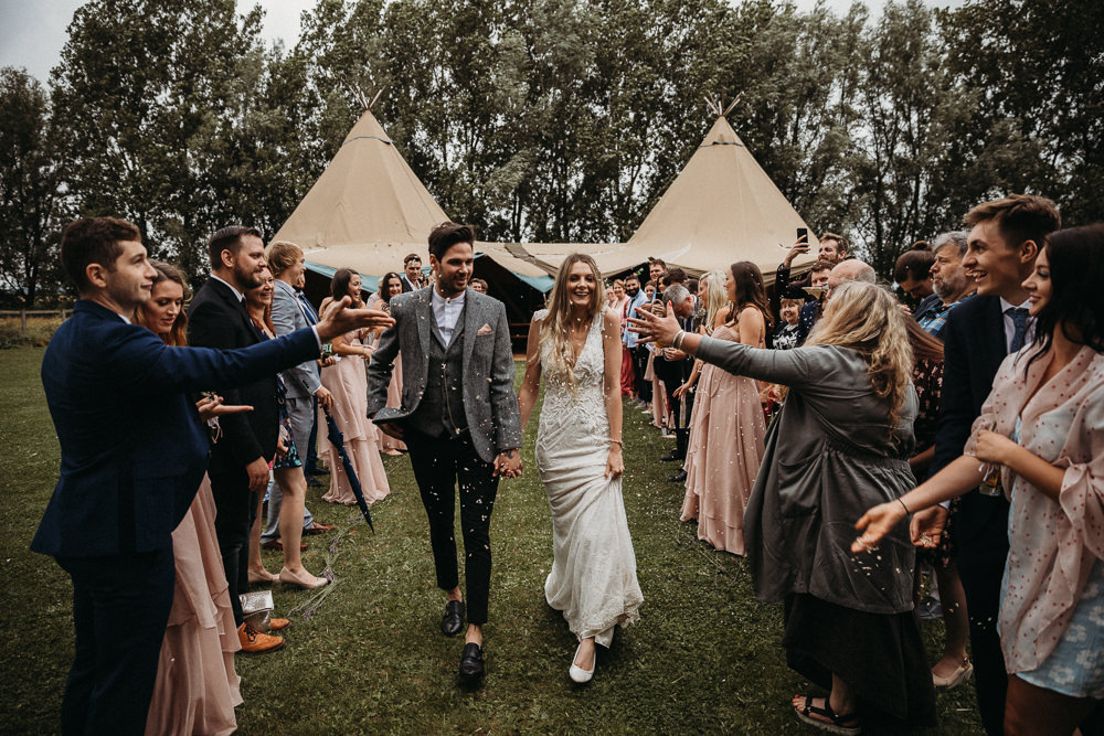 Confetti Horsley Hale Farm Wedding Thyme Lane Photography