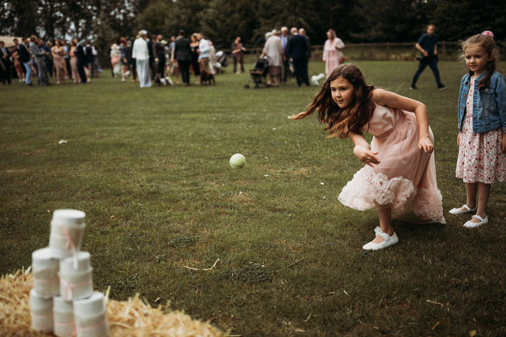 Outdoor Games Fete Horsley Hale Farm Wedding Thyme Lane Photography