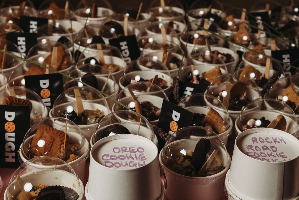 Cookie Dough Dessert Pudding Food Horsley Hale Farm Wedding Thyme Lane Photography
