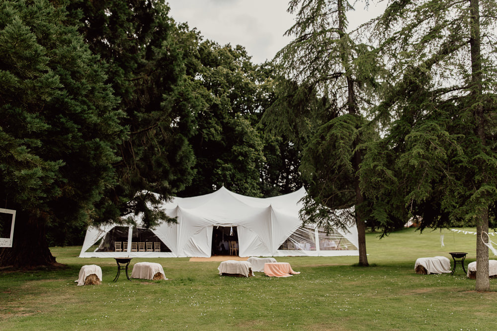 Stretch Tent Marquee Mannington Gardens Wedding Cara Zagni Photography