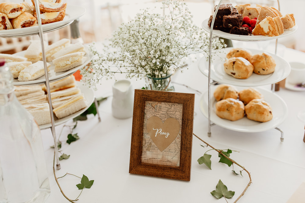 Frame Table Names Numbers Mannington Gardens Wedding Cara Zagni Photography