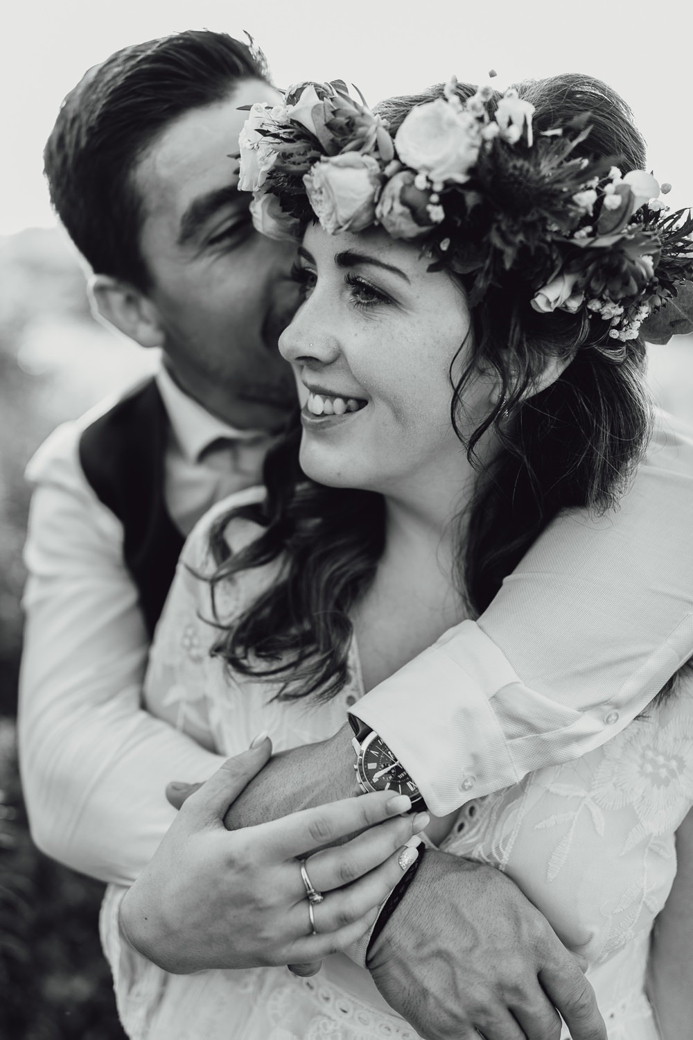 Flower Crown Bride BRidal Mannington Gardens Wedding Cara Zagni Photography