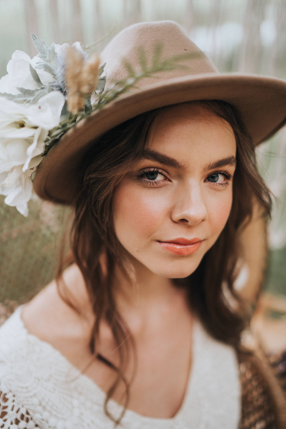 Bride Bridal Make Up Naked Tipi Wedding Ideas Holly Rose Stones
