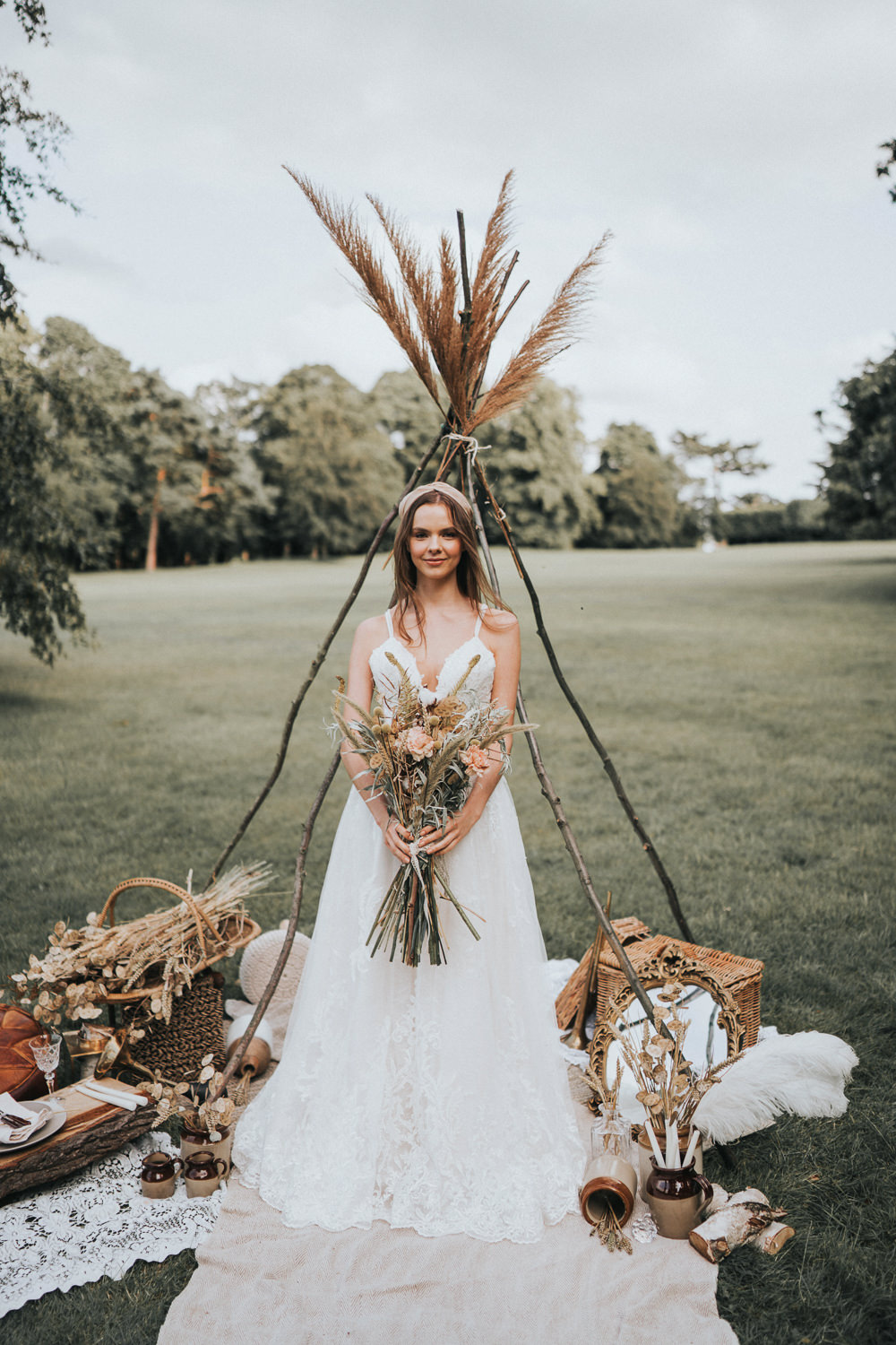 Naked Tipi Wedding Ideas Holly Rose Stones