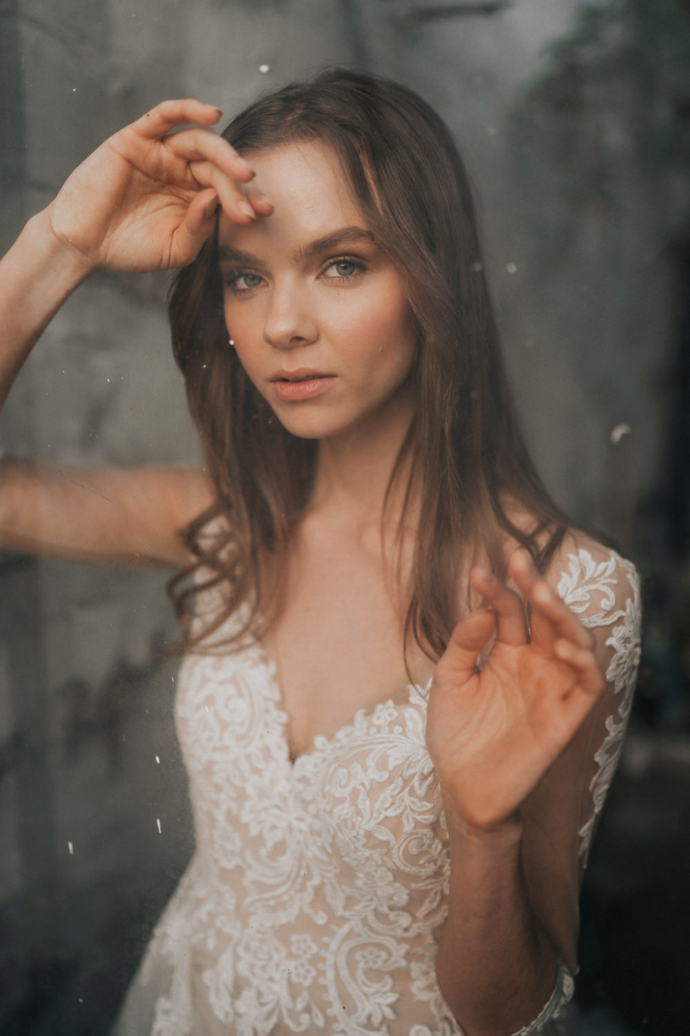 Bride Bridal Make Up Long Hair Waves Naked Tipi Wedding Ideas Holly Rose Stones