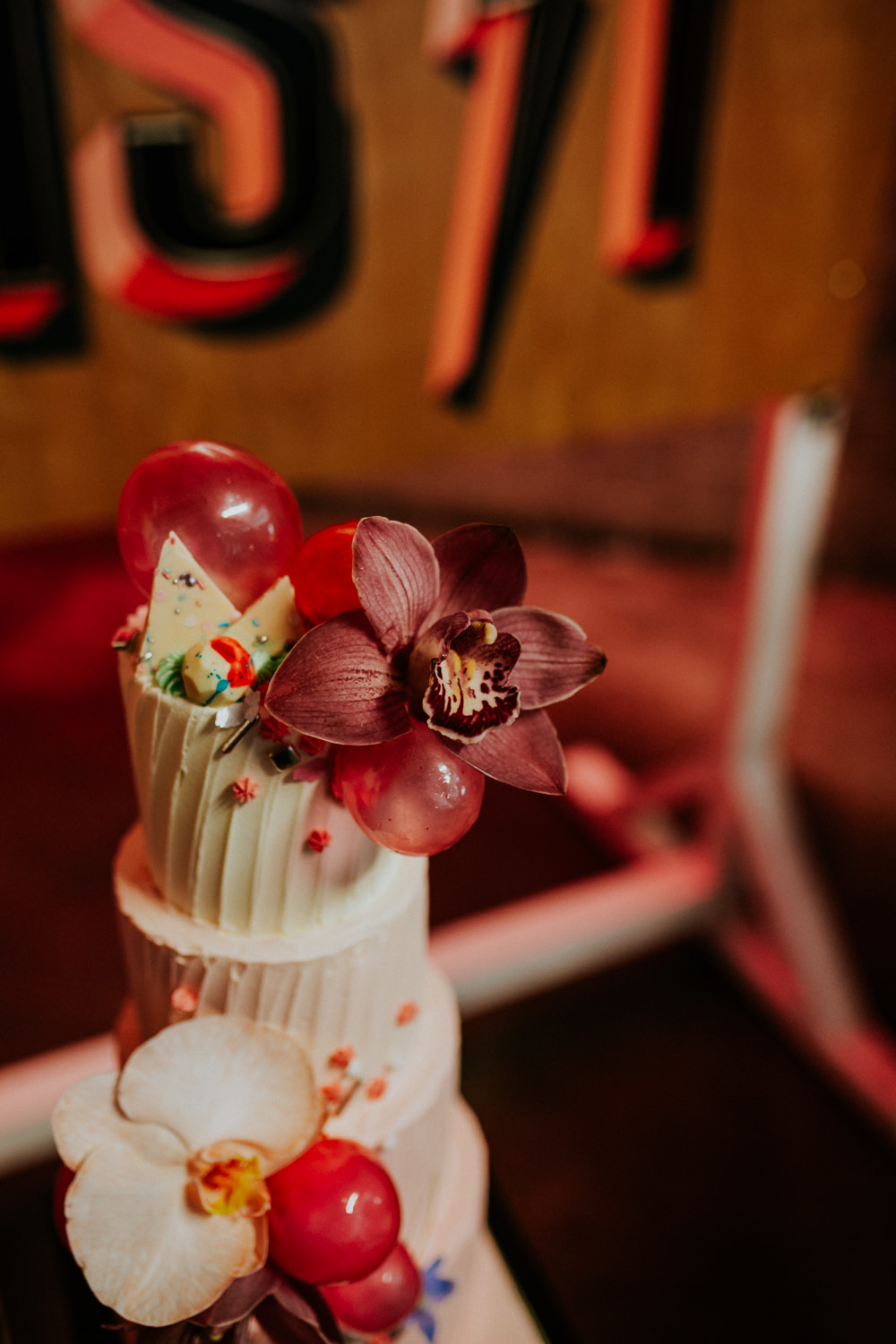 Cake Cakes Floral Neon Sign Wedding Ideas State Of Love and Trust Photography