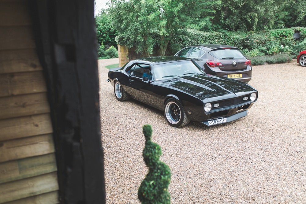Classic Car Transport Priory Little Wymondley Wedding Milk Bottle Photography
