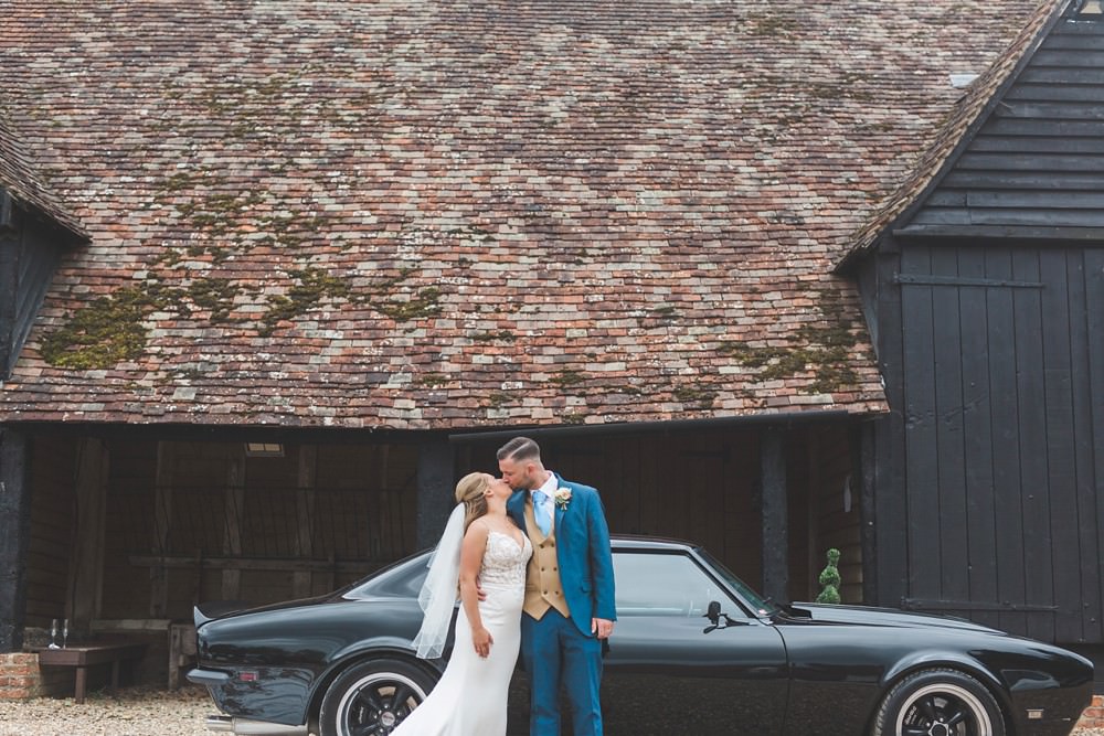 Classic Car Transport Priory Little Wymondley Wedding Milk Bottle Photography