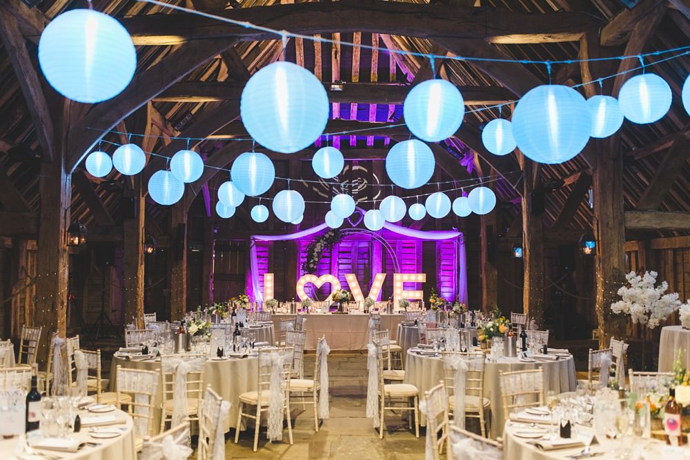 Priory Little Wymondley Barn Wedding Milk Bottle Photography Love Letter Lights Lighting Lanterns