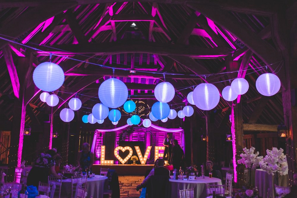 Priory Little Wymondley Barn Wedding Milk Bottle Photography Love Letter Lights Lighting Lanterns
