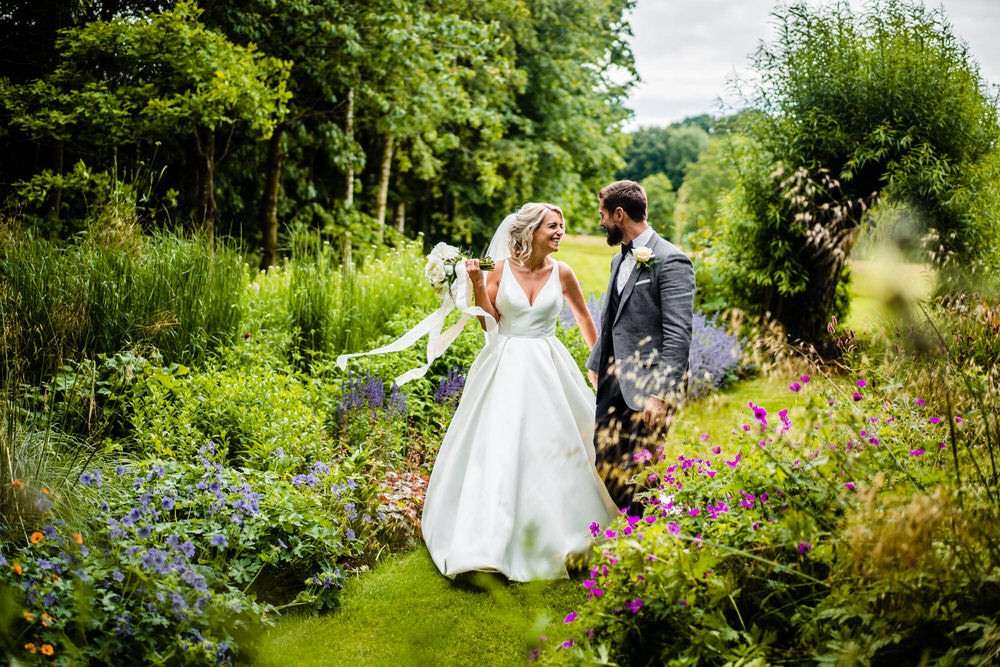 Bride Bridal Dress Gown Justin Alexander Princess Secret Garden Wedding James Powell Photography