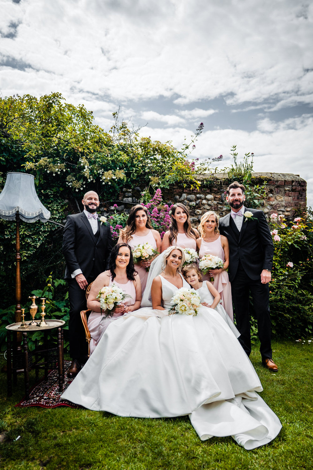 Pink Bridesmaid Dress Dresses Bridesmaids Secret Garden Wedding James Powell Photography