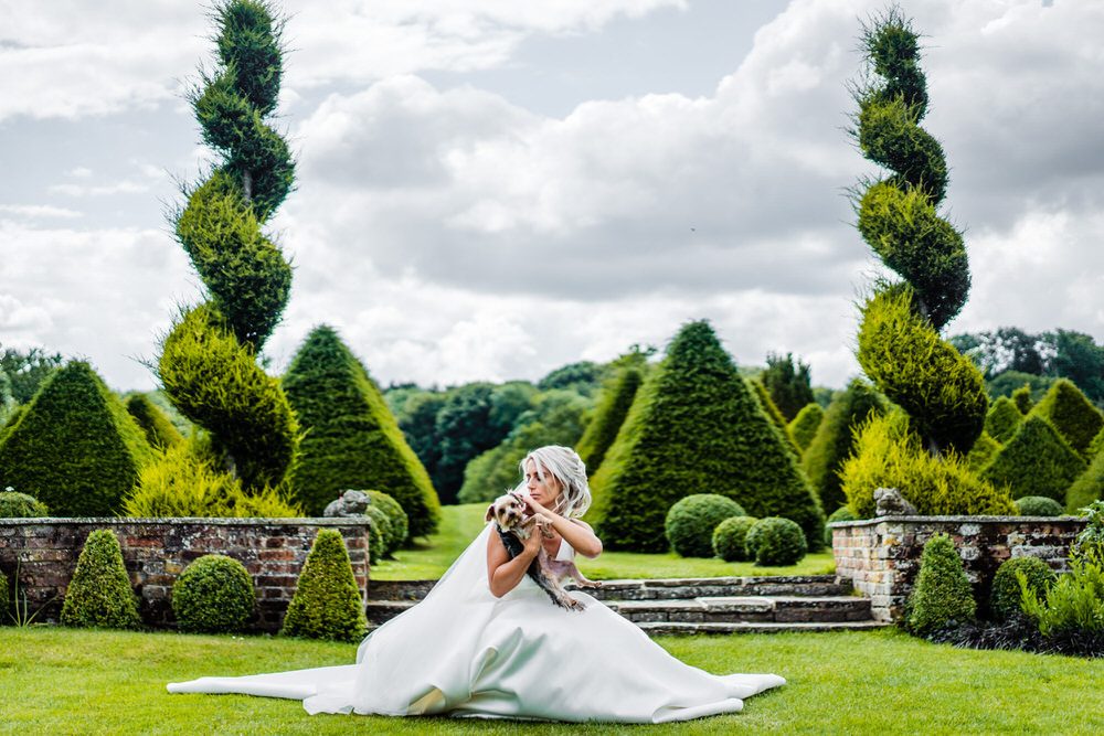 Bride Bridal Dress Gown Justin Alexander Princess Secret Garden Wedding James Powell Photography