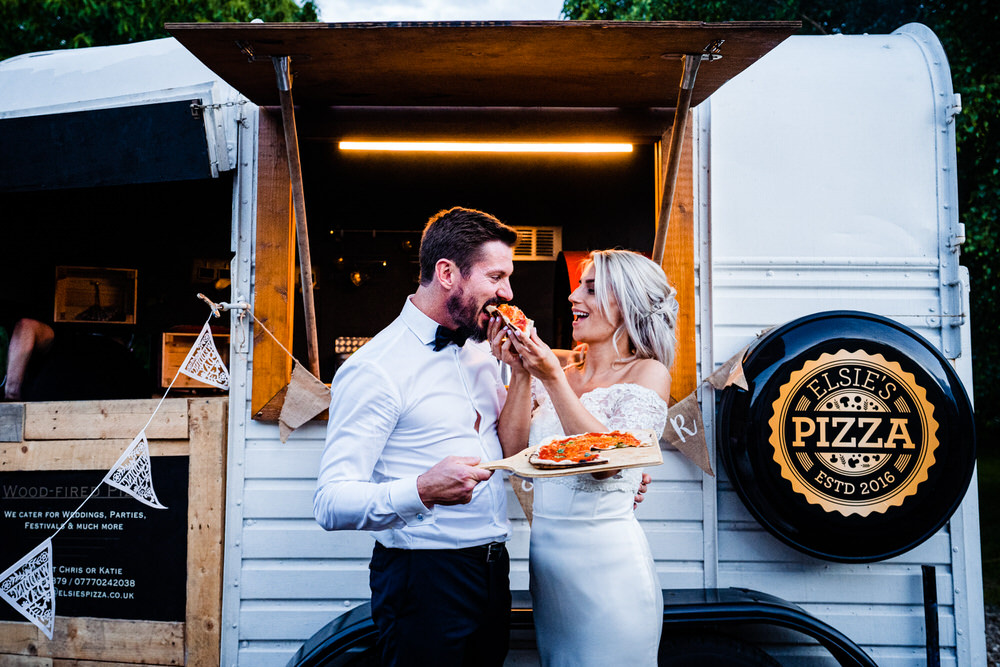 Pizza Van Food Truck Secret Garden Wedding James Powell Photography