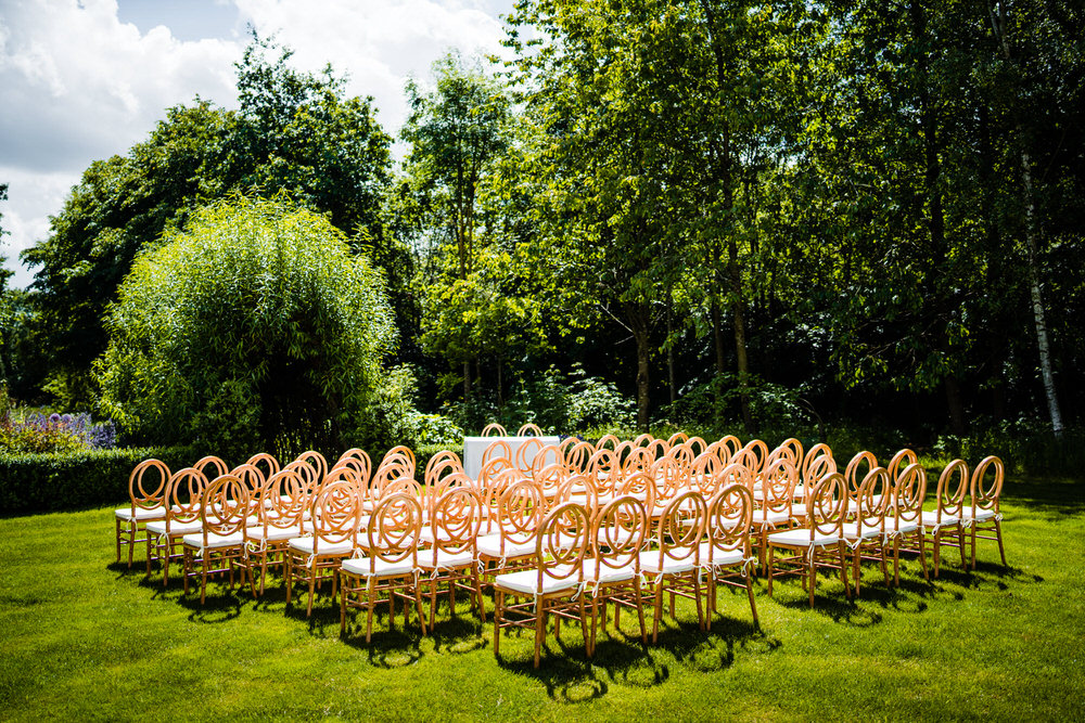 Outdoor Ceremony Secret Garden Wedding James Powell Photography