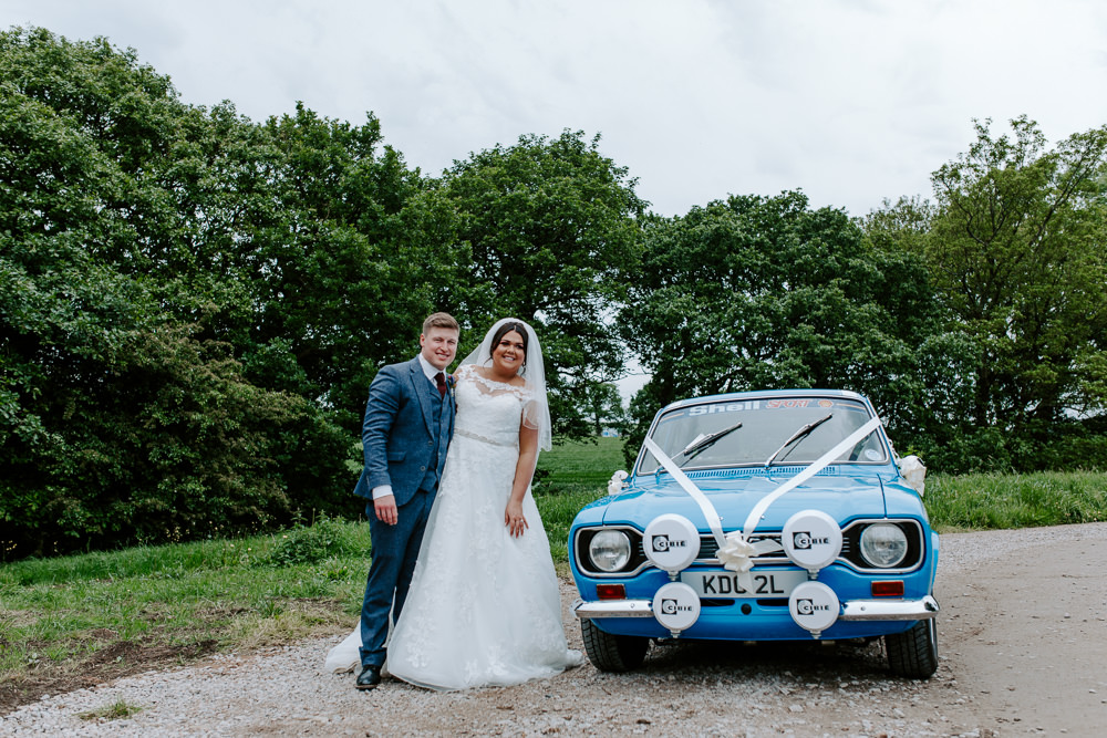 Bride Bridal Lace Dress Gown Sweetheart Neckline Boat Neck Blue Tweed Three Piece Suit Waistcoat Suit Groom Veil Ford Escort Tipis Riley Green Wedding Jessica Isherwood Photography