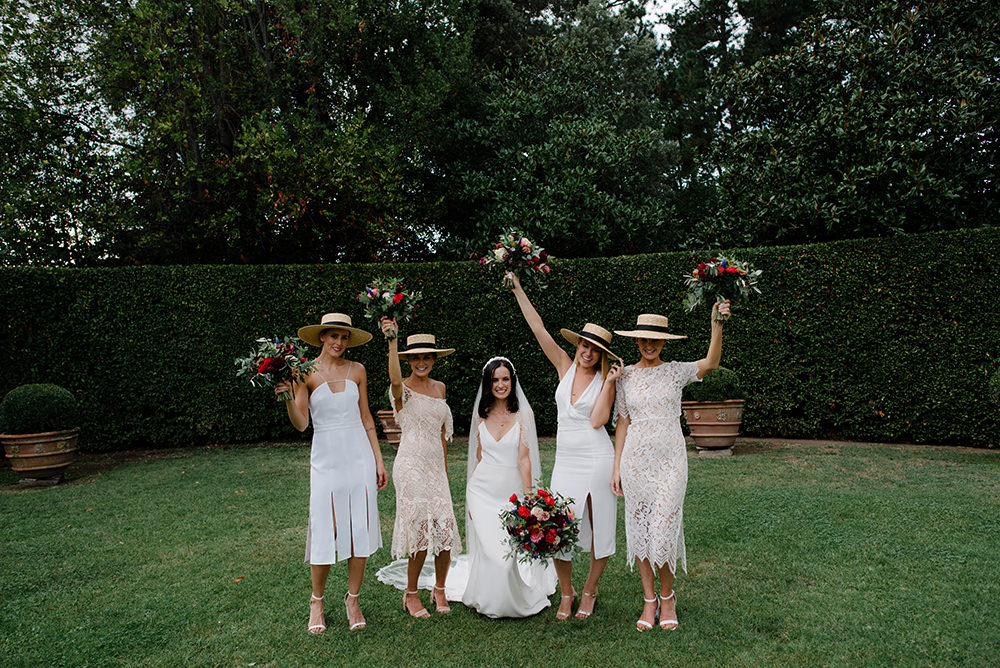 tuscany bridesmaid dresses Wrinkled Texture One-shoulder 2-way Suspender Dress