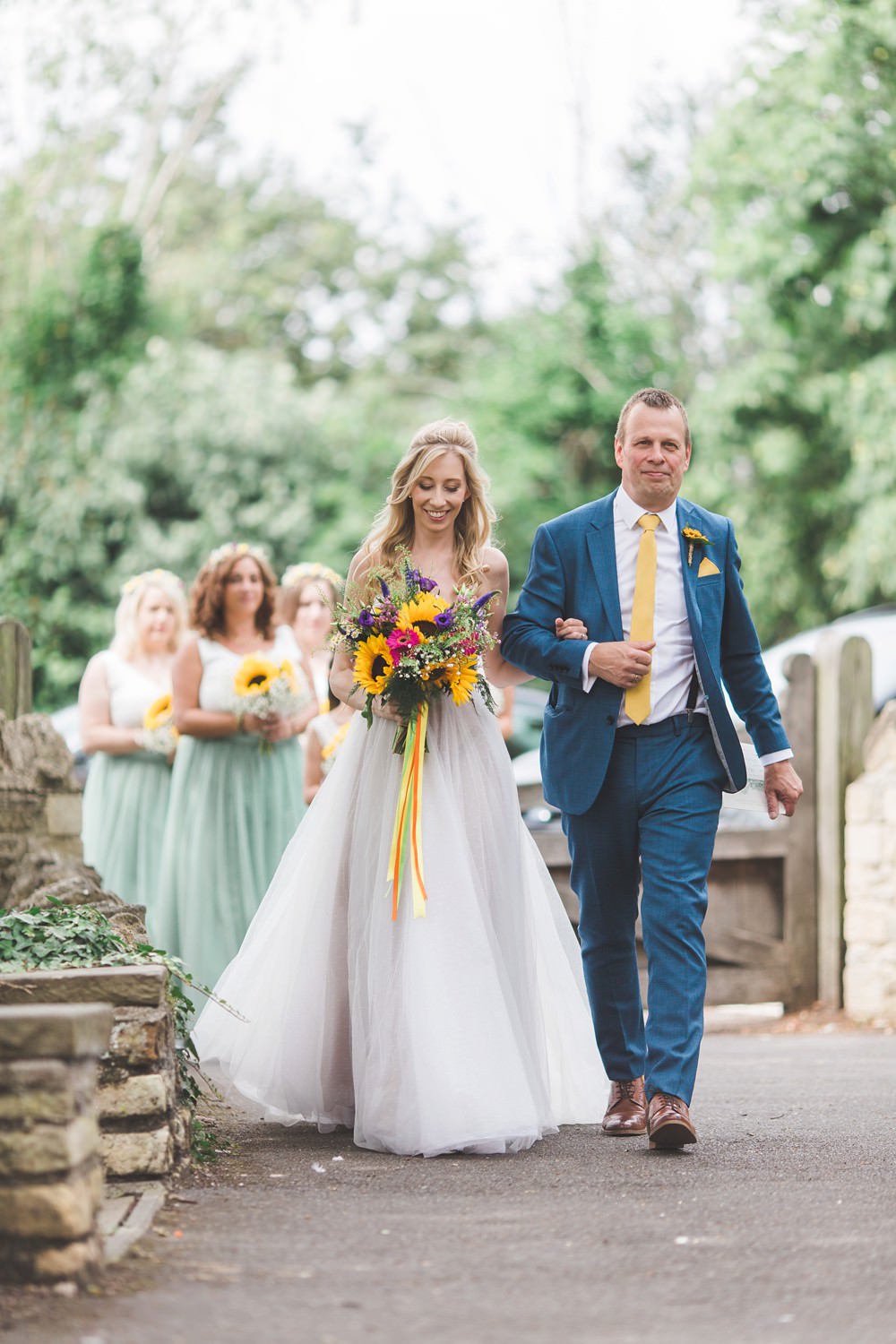 Dress Gown Bride Bridal Tulle Straps Willowby by Waters Crochet Bedfordshire Farm Wedding Milkbottle Photography