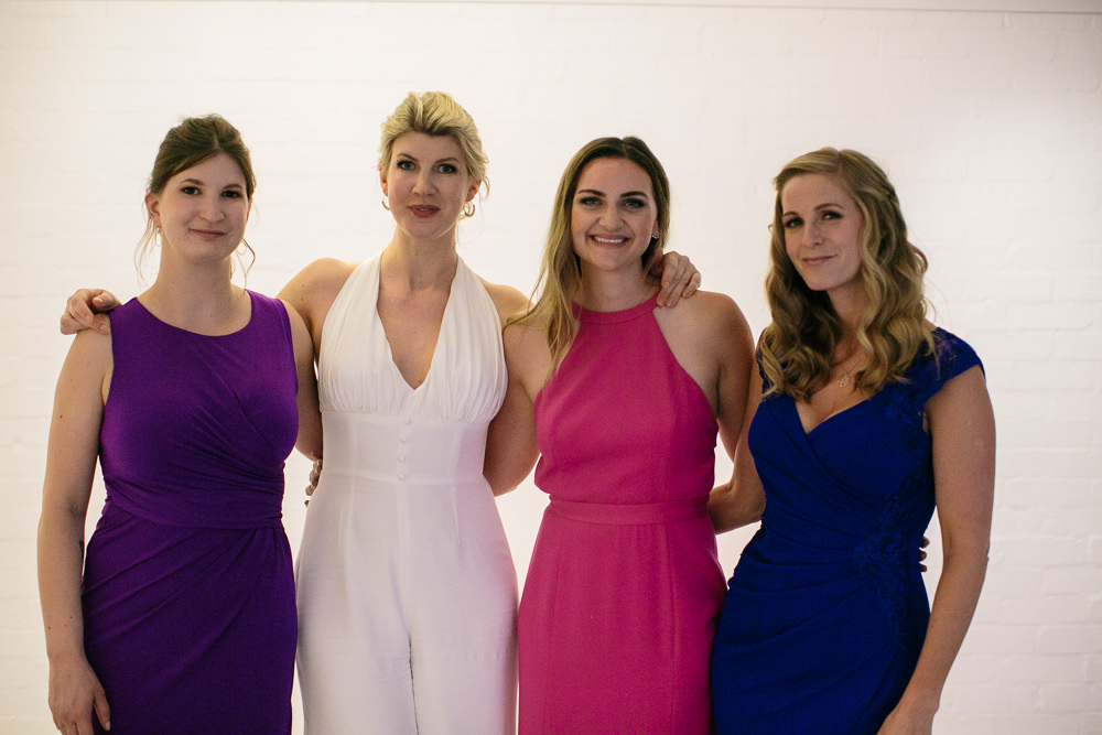 Bridesmaid Dress Dresses Bridesmaids Purple Pink Bridal Jumpsuit Wedding Emily Jarrett Photography