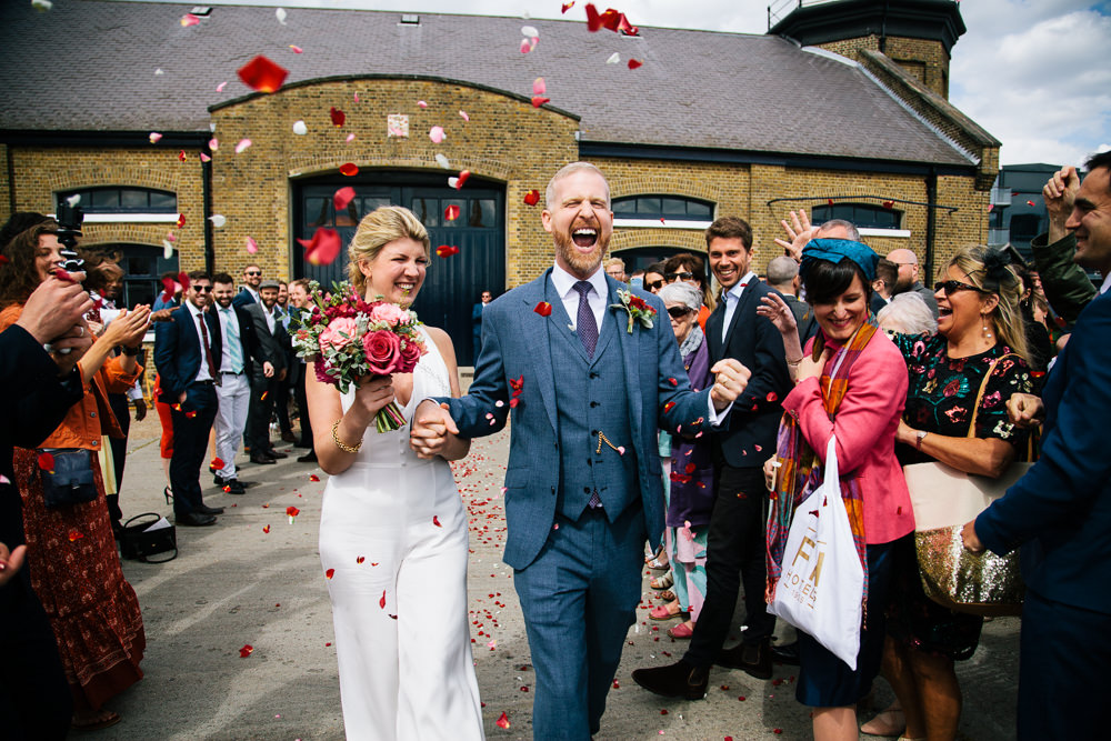 Confetti Bridal Jumpsuit Wedding Emily Jarrett Photography
