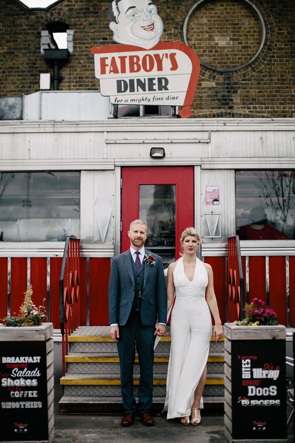 Bridal Jumpsuit Wedding Emily Jarrett Photography