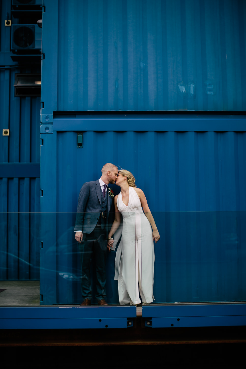Bridal Jumpsuit Wedding Emily Jarrett Photography