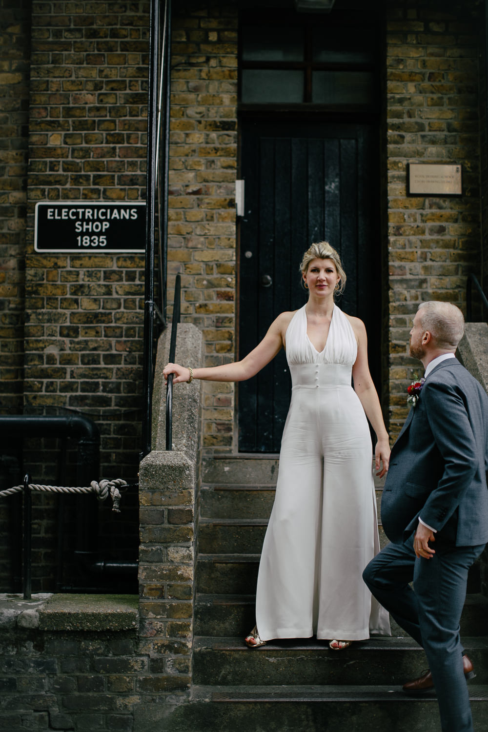 Bride Outfit Attire Bridal Jumpsuit House of Ollichon Wedding Emily Jarrett Photography