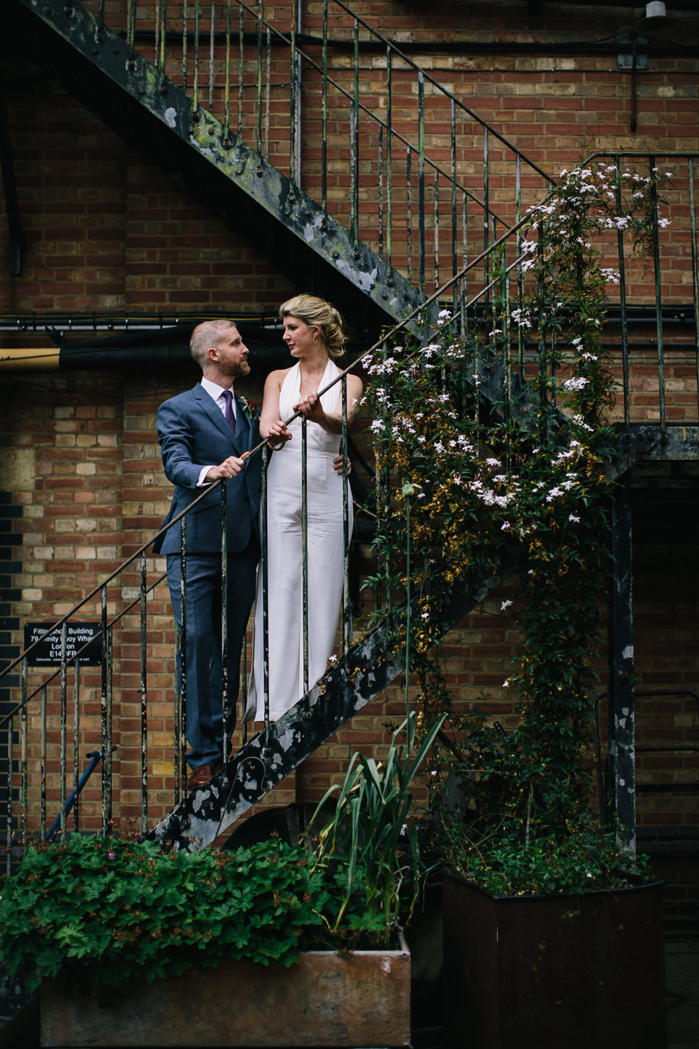 Bridal Jumpsuit Wedding Emily Jarrett Photography