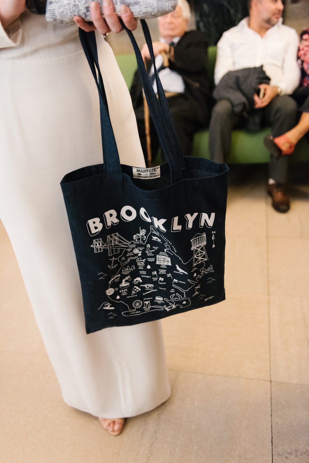 Tote Bag Bride Bridal Brooklyn Elopement Everly Studios